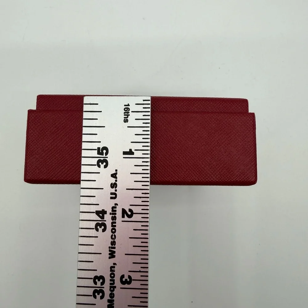 Cartier EMPTY Red Gift Box Authentic Cardboard Lidded Box Jewelry Watch Bracelet